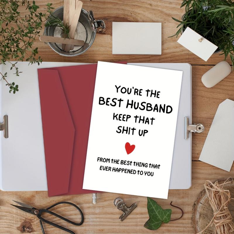 Funny Birthday Card For Husband - 30th-90th Anniversary Card