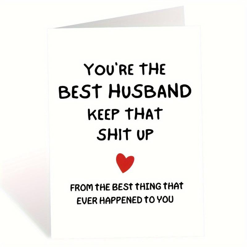 Funny Birthday Card For Husband - 30th-90th Anniversary Card