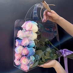 PVC Flower Bouquet Transparent Packaging Bag Gift Bag