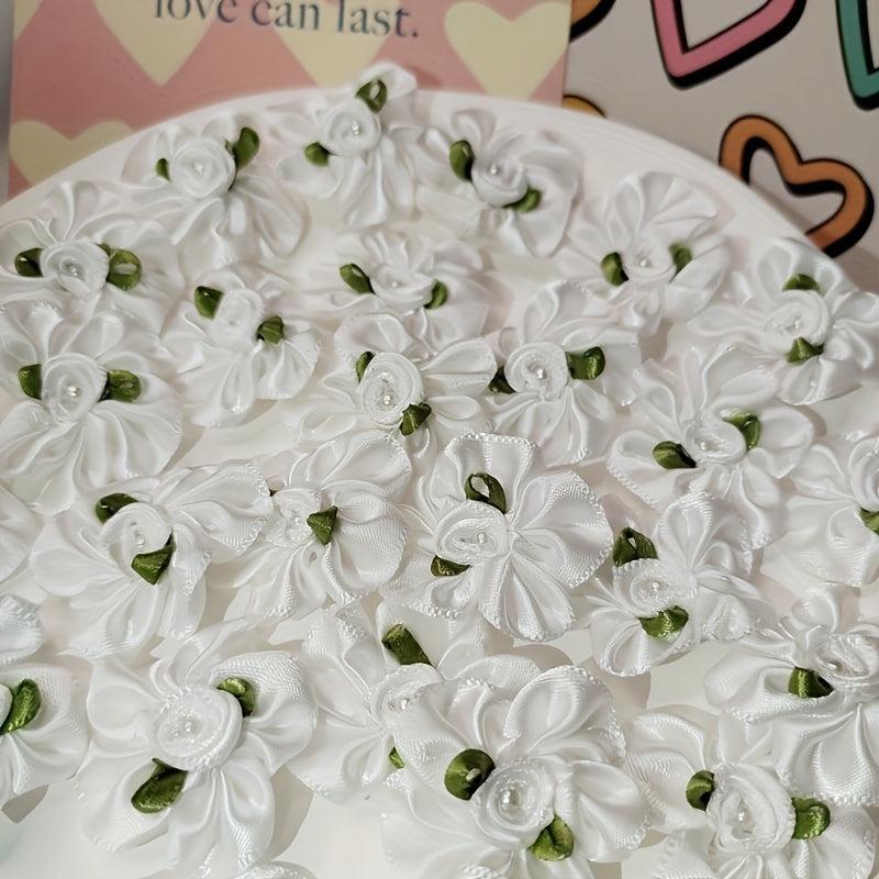 10pcs Pack Christmas DIY Head Flower Headdress Clothes Women's Decorations