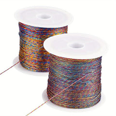 43 Yards Metallic Thread for Jewelry Crafts - Colored Tinsel String