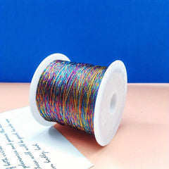 43 Yards Metallic Thread for Jewelry Crafts - Colored Tinsel String