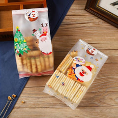 10 Pack Christmas Snacks Candy Cookies Nougat Bags