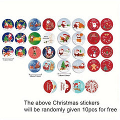 10 Pack Christmas Snacks Candy Cookies Nougat Bags