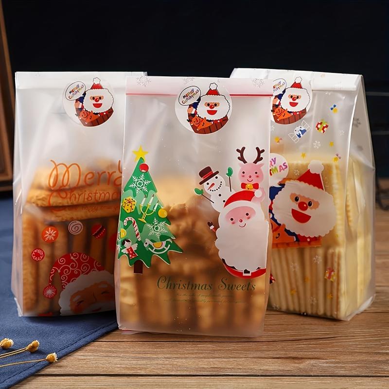 10 Pack Christmas Snacks Candy Cookies Nougat Bags