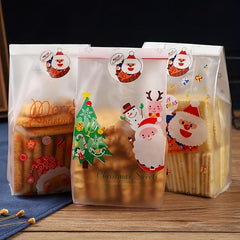 10 Pack Christmas Snacks Candy Cookies Nougat Bags
