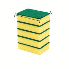 10pcs Dishwashing Sponge Scouring Pad Kitchen Cleaning Brush