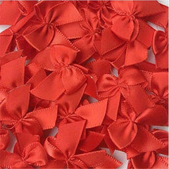 100pcs Mixed Satin Ribbon Bows 22mm Hand Bow Small Bows For DIY Crafts