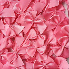 100pcs Mixed Satin Ribbon Bows 22mm Hand Bow Small Bows For DIY Crafts