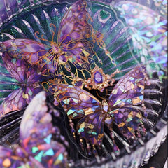 20pcs Laser Butterfly Stickers for Scrapbooking Junk Journal Supplies