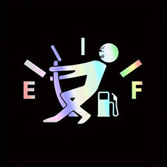 1pc Car Stickers Decal Fuel Volume Empty Sticker for Cars Trucks Motorcycles SUV