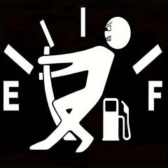 1pc Car Stickers Decal Fuel Volume Empty Sticker for Cars Trucks Motorcycles SUV