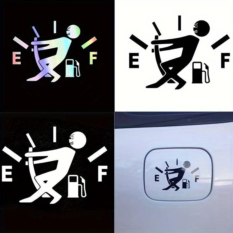 1pc Car Stickers Decal Fuel Volume Empty Sticker for Cars Trucks Motorcycles SUV