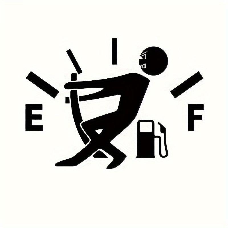 1pc Car Stickers Decal Fuel Volume Empty Sticker for Cars Trucks Motorcycles SUV