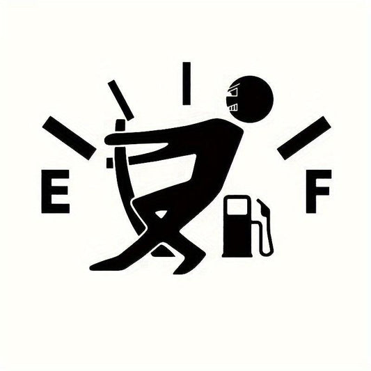 1pc Car Stickers Decal Fuel Volume Empty Sticker for Cars Trucks Motorcycles SUV