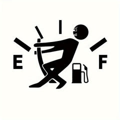 1pc Car Stickers Decal Fuel Volume Empty Sticker for Cars Trucks Motorcycles SUV