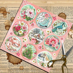 17pcs Christmas Winter Gift Wrap Paper Tissue Flower Bouquet Supplies