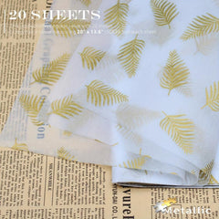 Metallic Print Translucent Wrapping Paper Craft Paper Gift Tissue Paper Bulk