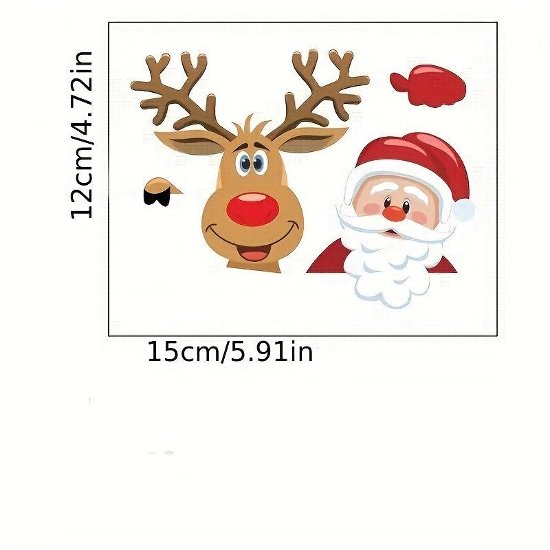 Christmas Toilet Sticker Santa Snowman Elk Switch Decoration