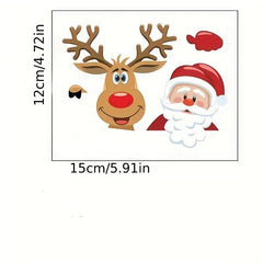 Christmas Toilet Sticker Santa Snowman Elk Switch Decoration