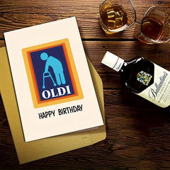 Funny Happy Birthday Card - Unique Humorous 40th 50th 60th Birthday Gift