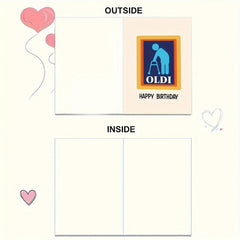 Funny Happy Birthday Card - Unique Humorous 40th 50th 60th Birthday Gift