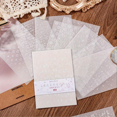 10pcs Craft Paper Set for Scrapbooking & Journaling