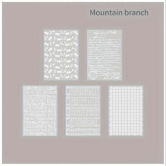 10pcs Craft Paper Set for Scrapbooking & Journaling