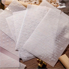 10pcs Craft Paper Set for Scrapbooking & Journaling