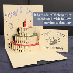 Happy Birthday Card 3D LIGHT & MUSIC Pop Up Card
