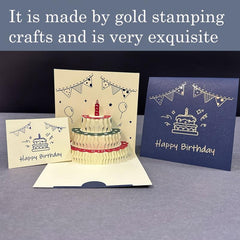 Happy Birthday Card 3D LIGHT & MUSIC Pop Up Card