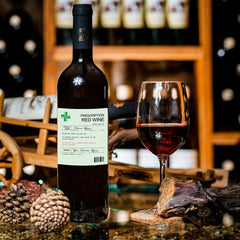 6pcs Funny Prescription Wine Label Christmas Novelty Bottle Label Stickers