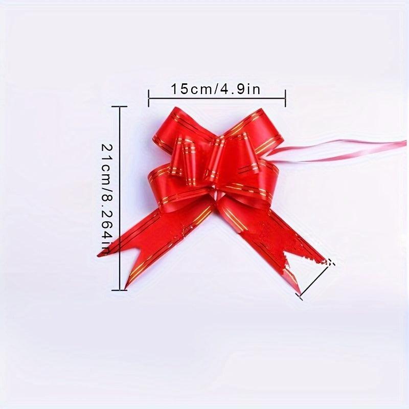 10 Large Bows Party Car Bows Birthday Flowers Gift Curve Bows Presents Packaing