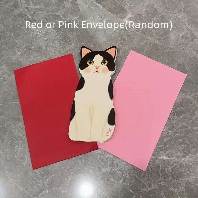 1pc Cat Sympathy Greeting Card Note Cards