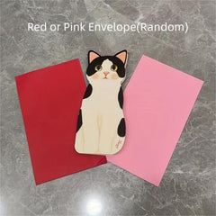1pc Cat Sympathy Greeting Card Note Cards