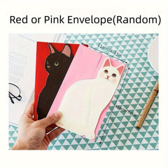 1pc Cat Sympathy Greeting Card Note Cards