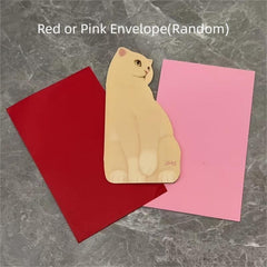 1pc Cat Sympathy Greeting Card Note Cards