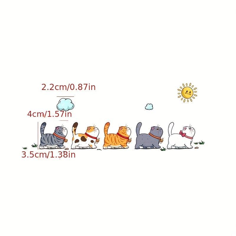 Funny Climbing Cats Vinyl Car Sticker Scratch Cover Decal