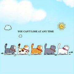 Funny Climbing Cats Vinyl Car Sticker Scratch Cover Decal