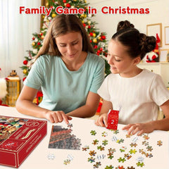 Advent Calendar Christmas Jigsaw Puzzle 1000 Piece Gift For Xmas Countdown