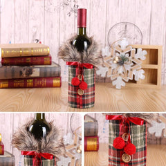 Christmas Wine Cover Navidad Party Favors