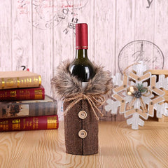 Christmas Wine Cover Navidad Party Favors