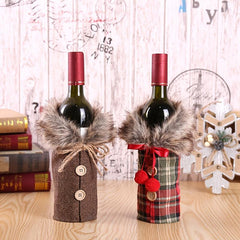 Christmas Wine Cover Navidad Party Favors
