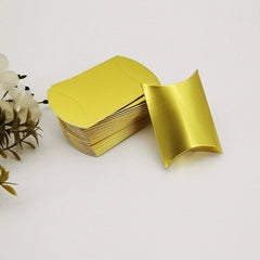 10pcs Mini Pillow Shaped Gift Bag Jewelry Gift Packaging Paper Box