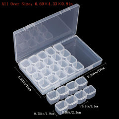 28 Grid Jewelry Storage Container for Rings Earrings Necklaces Beads
