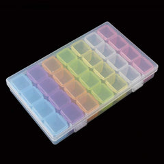 28 Grid Jewelry Storage Container for Rings Earrings Necklaces Beads