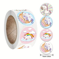 500pcs Cartoon Animal Stickers for Teachers & Students Rewards