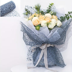 Hollow Bouquet DIY Wrapping Paper Wedding Flower Gift Craft Wrap 5yard