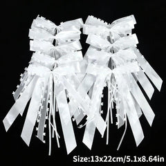 10pcs Ribbon Bows for Wedding & Holidays Decor
