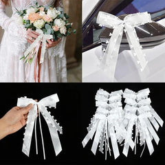10pcs Ribbon Bows for Wedding & Holidays Decor